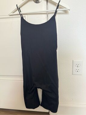 Zara Black Sleeveless Jumpsuit with Spaghetti Straps